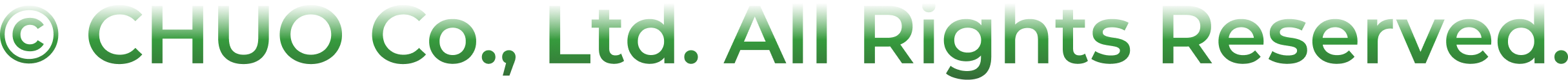 © CHUO Co., Ltd. All Rights Reserved.